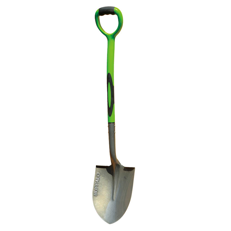 Shovel with iron tube pvc coated handle
