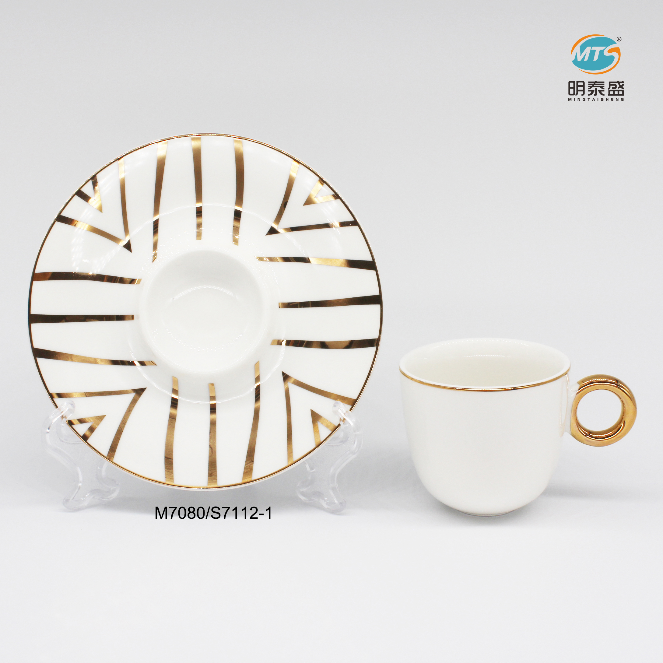 Ceramic cup&saucer