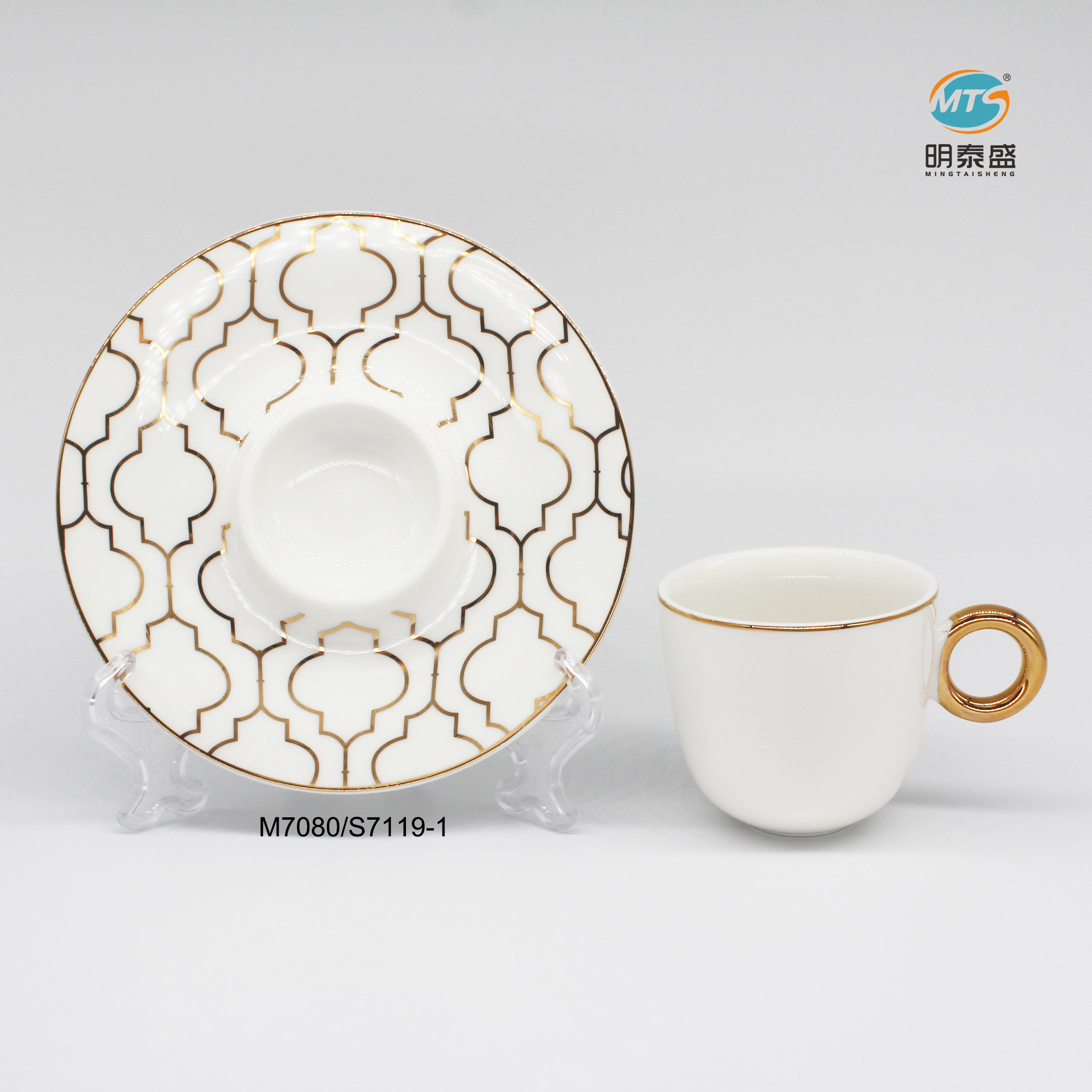 Ceramic cup&saucer