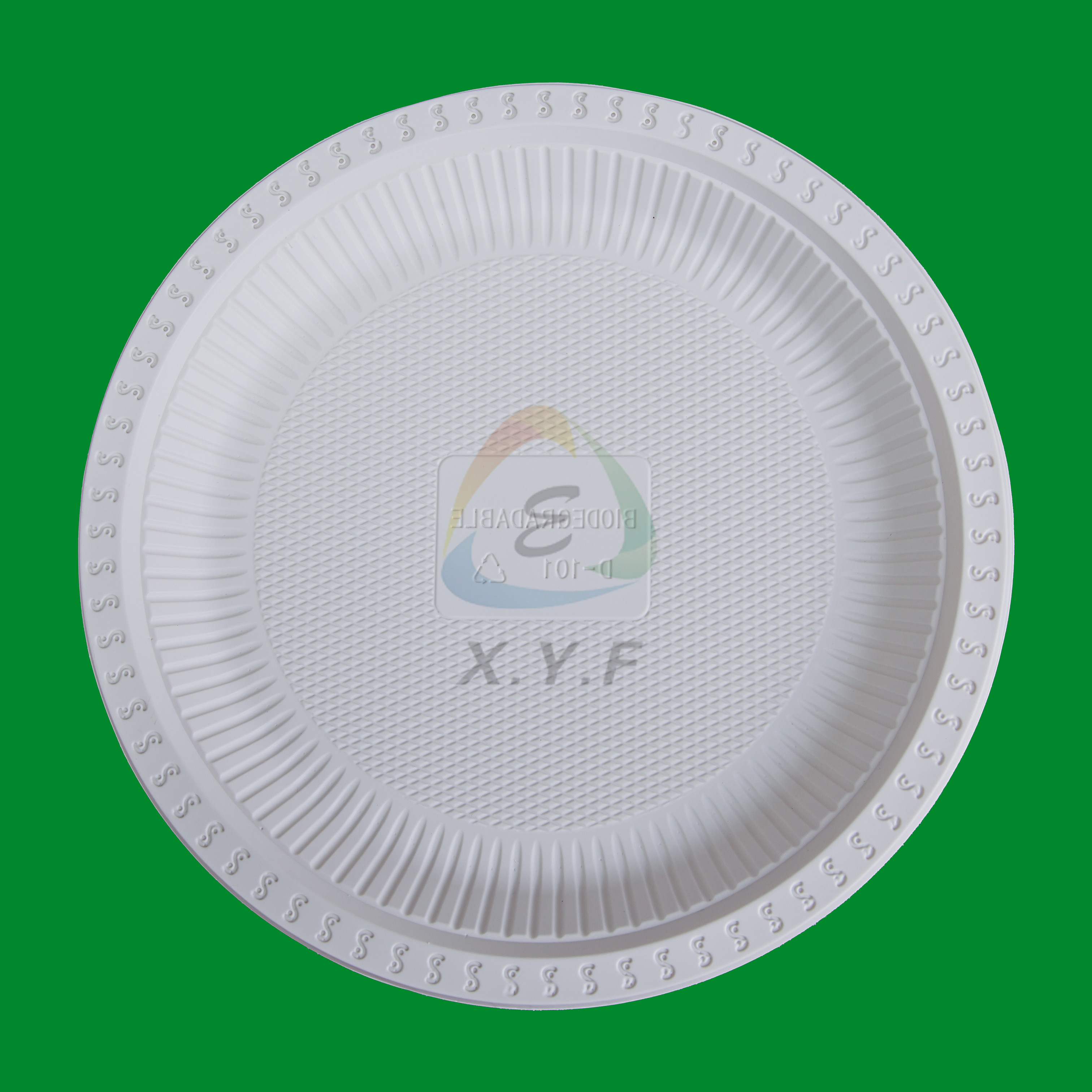 Disposable corn starch 10 inch round plates