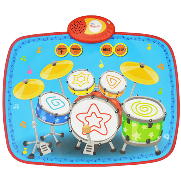 Mini drum kit playmat