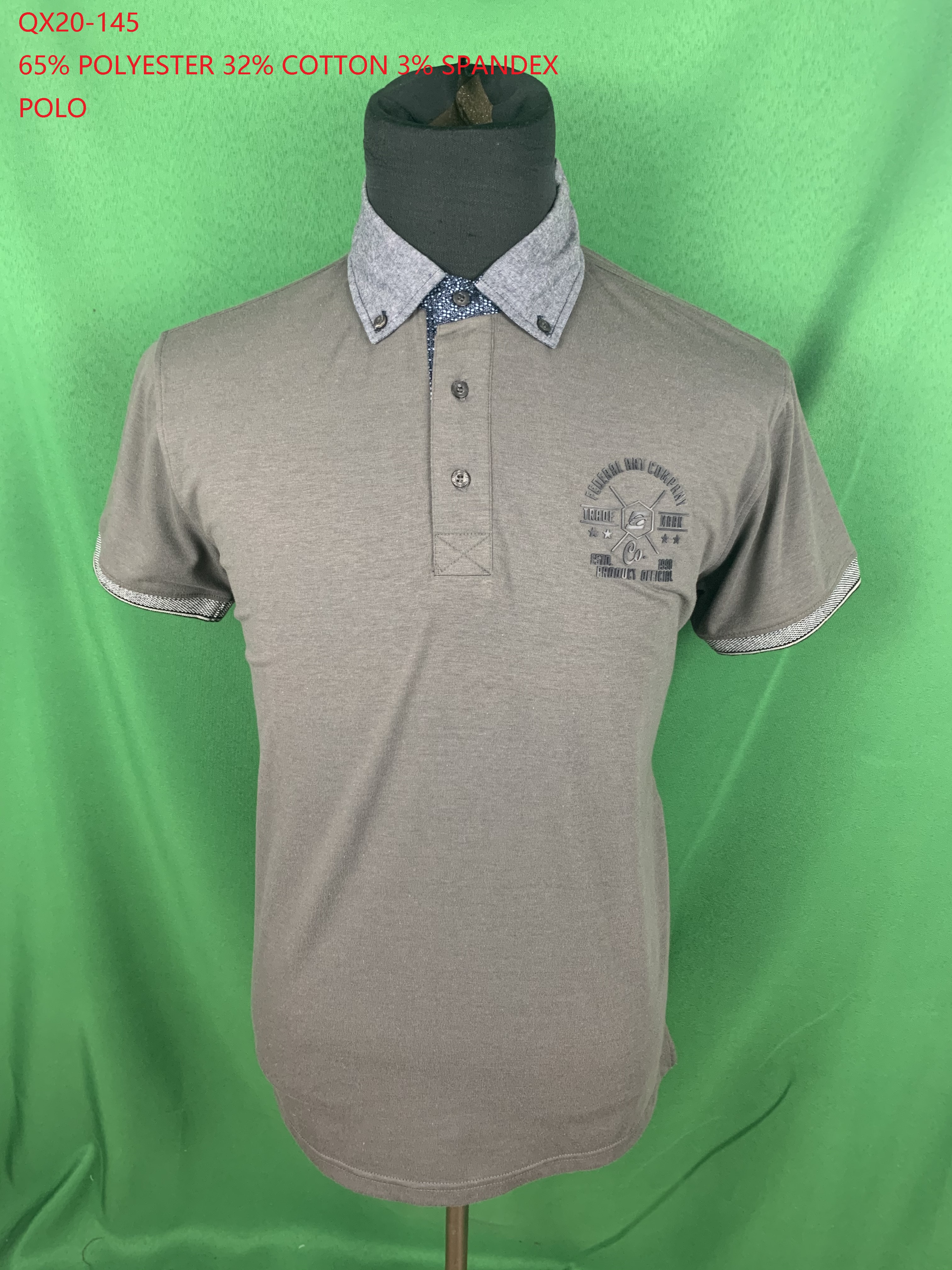 Qx20-145 Tc Spandex Polo
