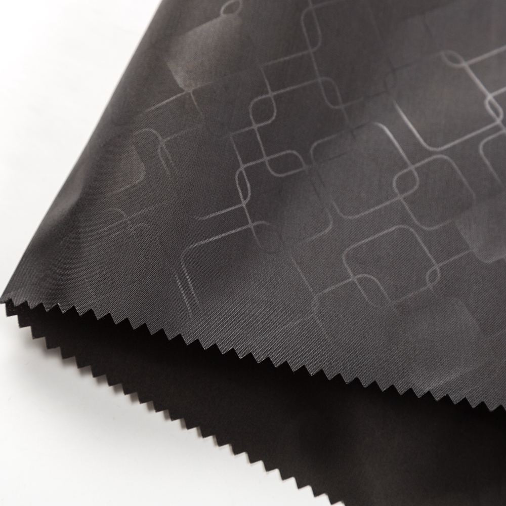 High Quality 100% Polyester PA Coated Embossed 190T Taffeta For Bag Lining
