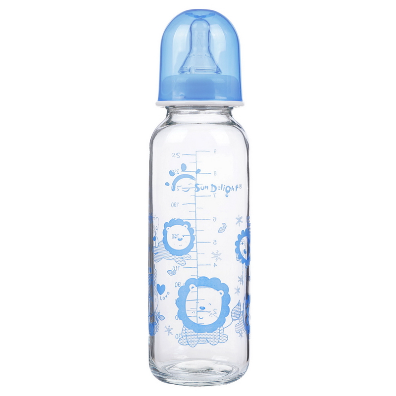 250ml glass feeding bottle