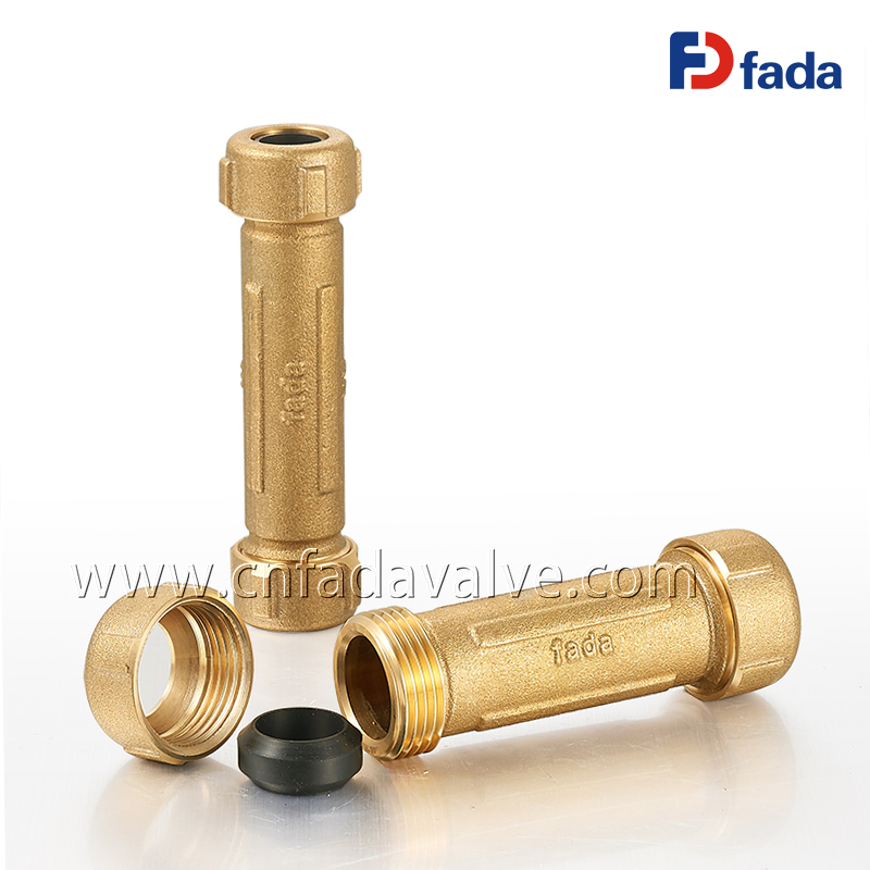 Lead free Brass Compression Coupling