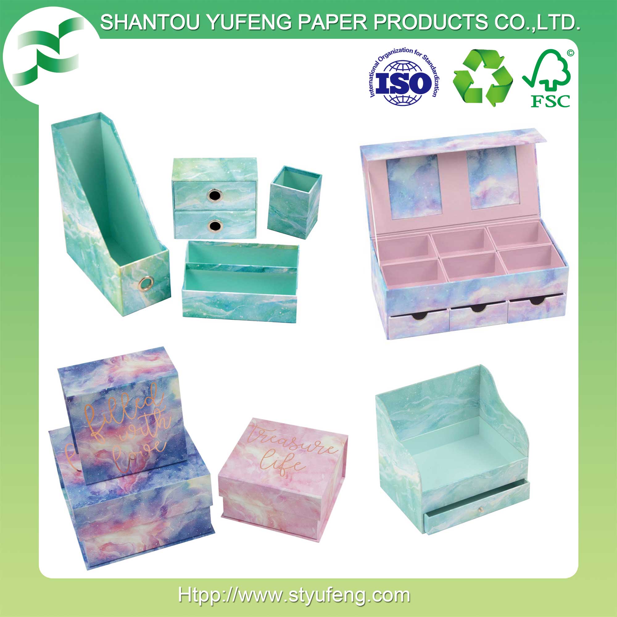 Office desk organizer Paper storage box Desktop set Magaziner holder Letter tray Pencile holder Photo box