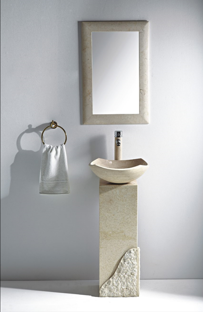 PJ050GL-FE4012GL Marble Pedestal Basin