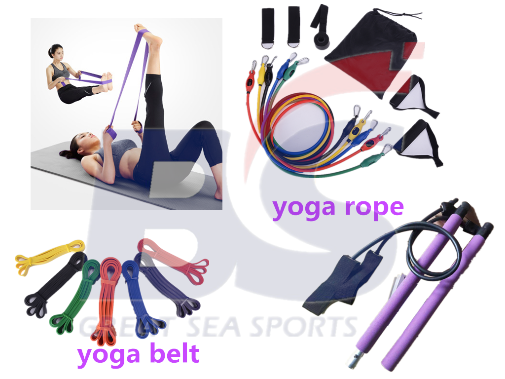 Hot sale Natural Latex Yoga Belt and Rope