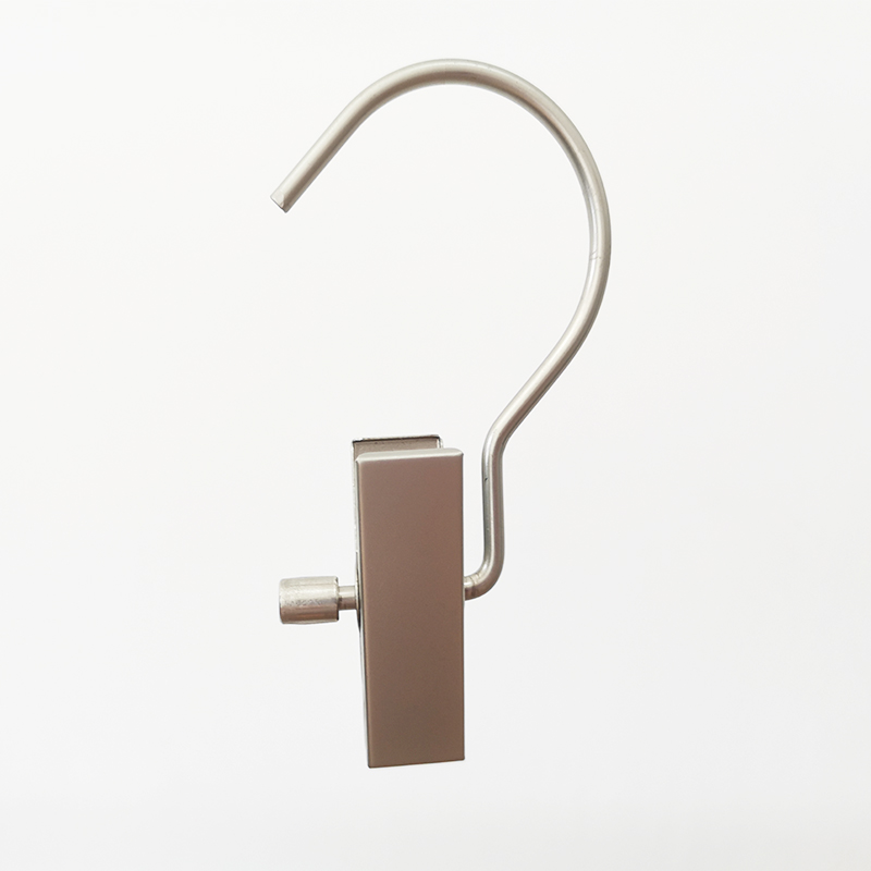 Matt black single metal hook