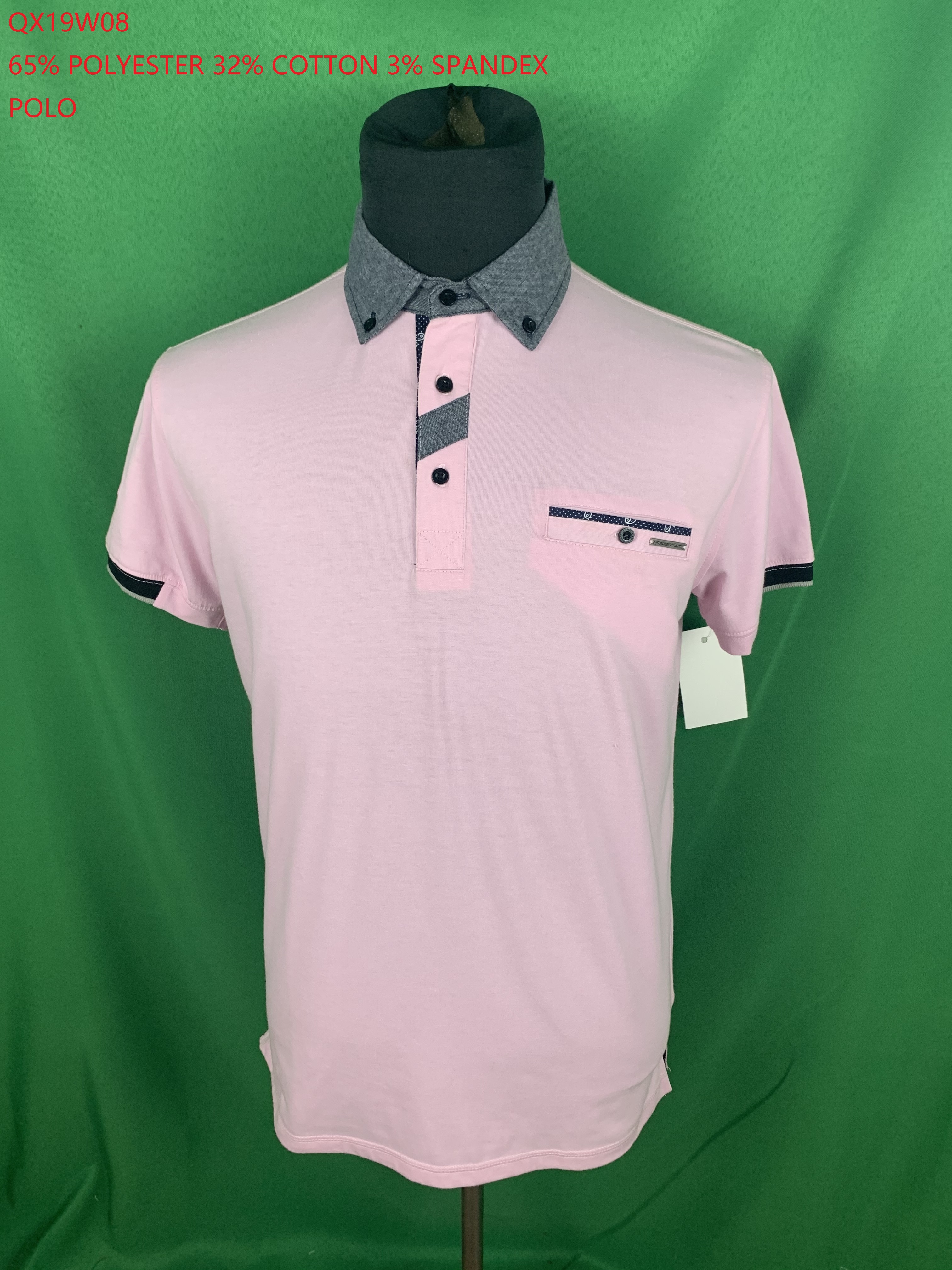 Qx19w08 Tc Spandex Polo