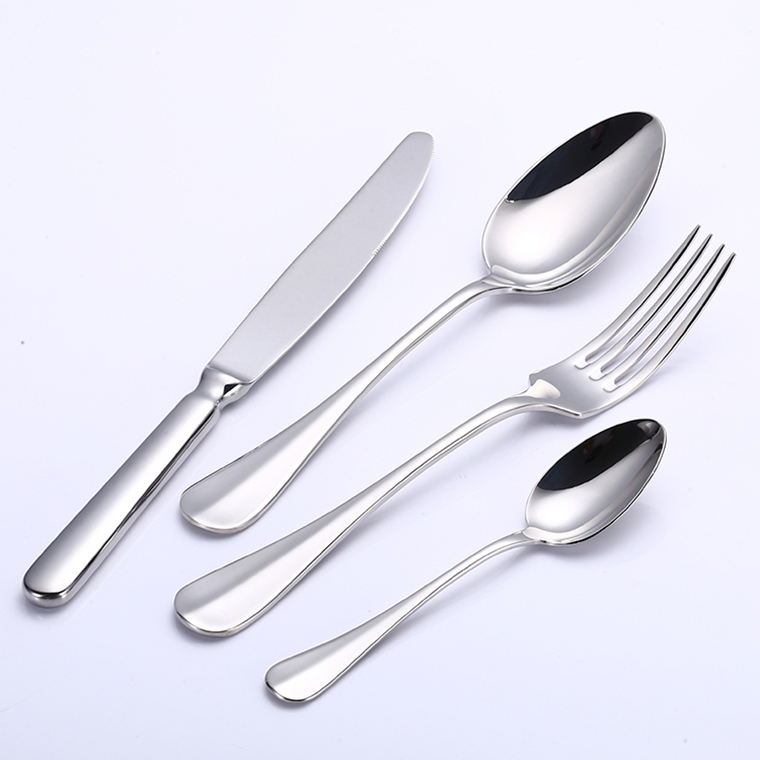 Stainless steel cutlery flatware set knife fork spoon