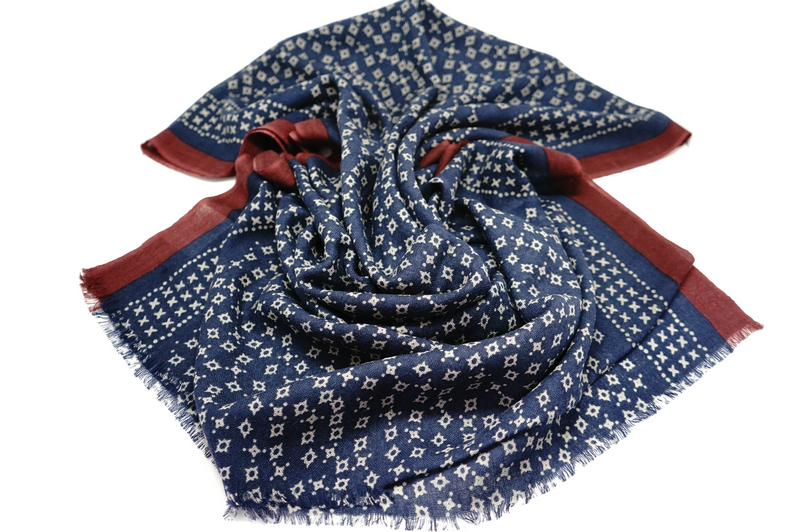 Gentlmen Wool Printed shawl