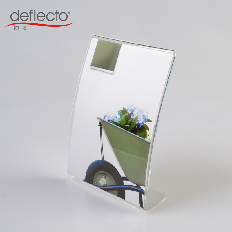 4301801-DA L Shape Curved Photo Frame (Portrait) 3R Clear