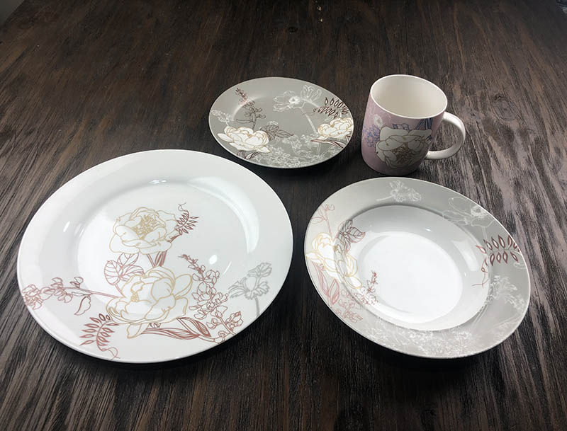 New Bone China Dinner Set