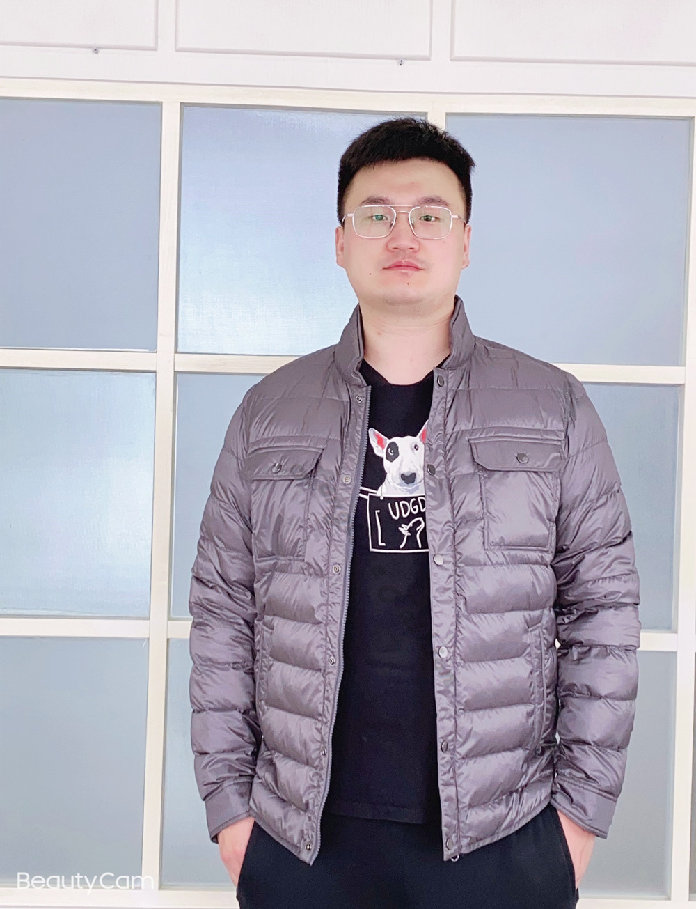 Man's down jacket