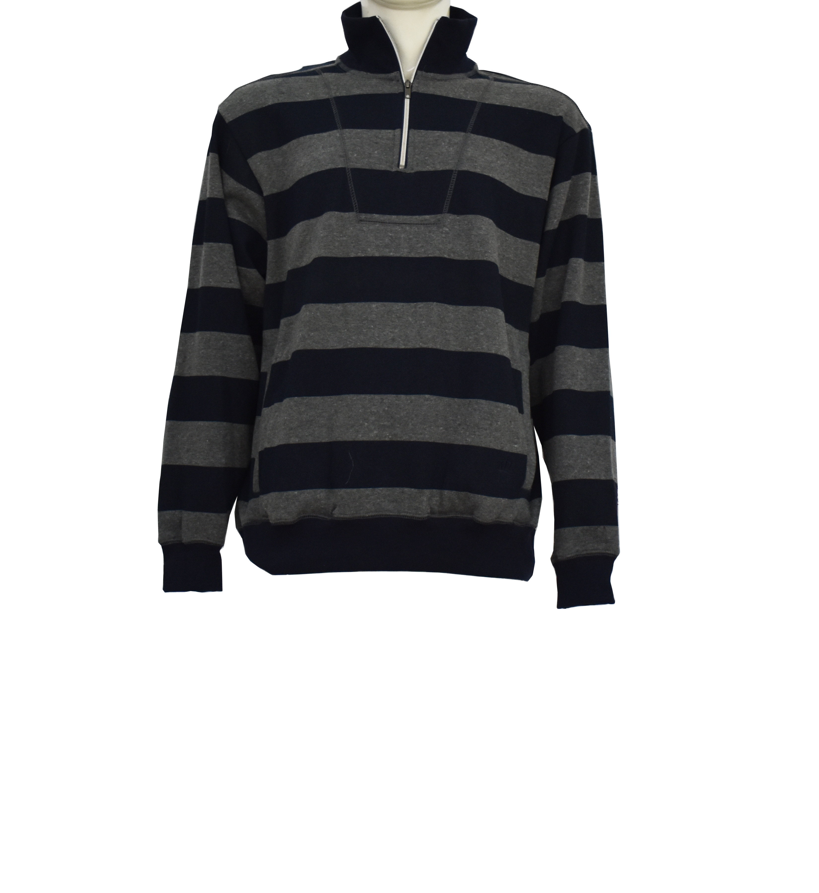 Men's Botany Bay Traders 1/4 zip fleece tops - yardage printed