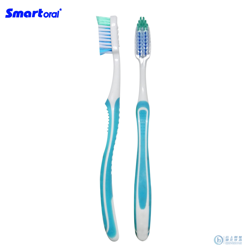 adult toothbrush with cross action