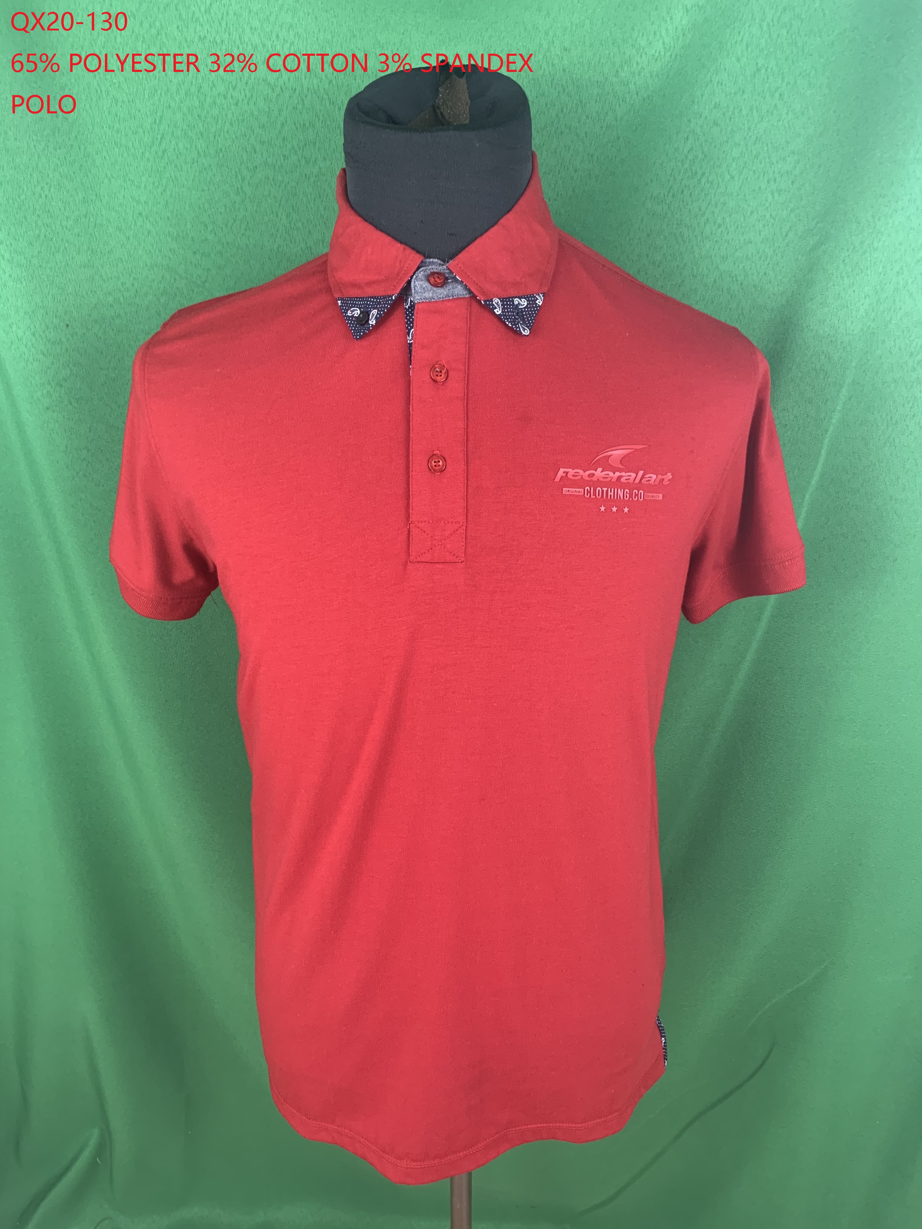 Qx20-130 Tc Spandex Polo