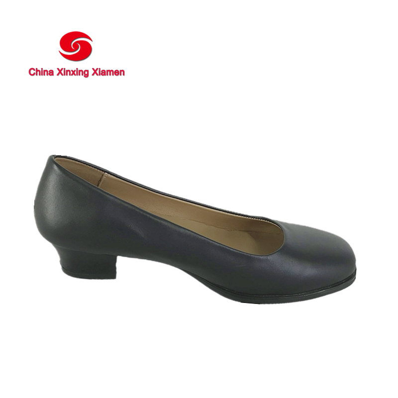 High quality office shoes military leather shoes women officer