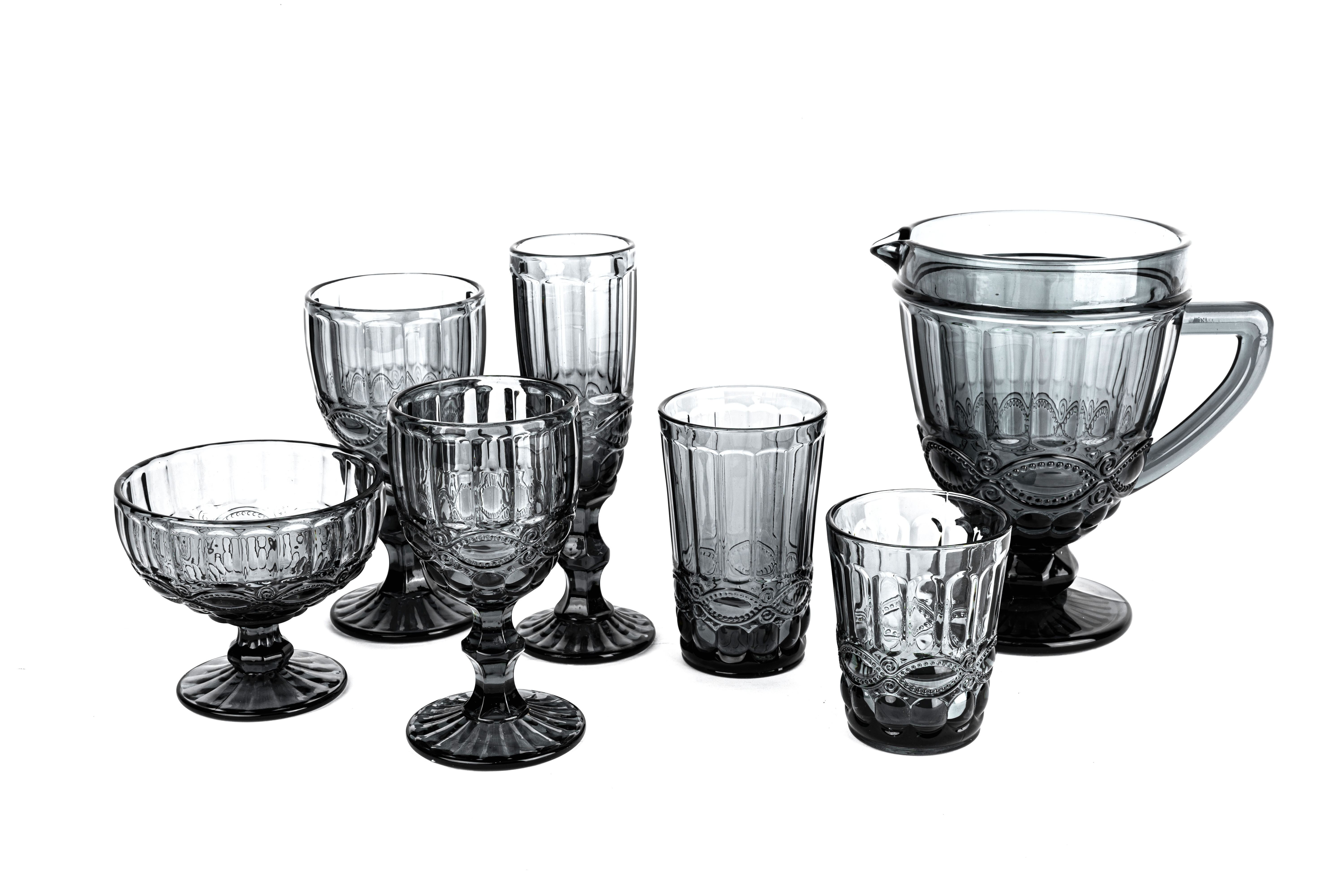 Machine- made solid color drinkware tableware glassware