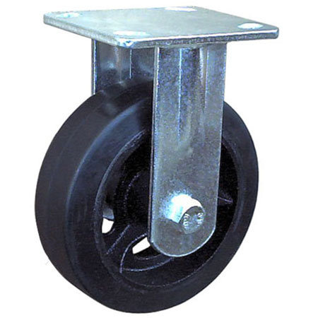 Wanda good quality Cast iron rubber rigid caster