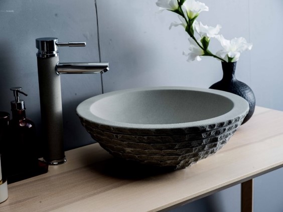 WS4214LG Contemporary Design Wash Basin in Natural Sandstone