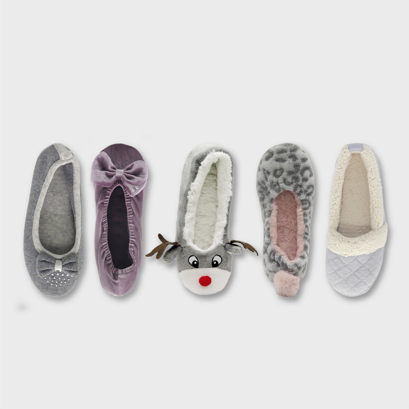 Womens Indoor Slippers,Balleria Shoes,2D,Animal,Christmas,Big Bow,,Winter Slippers,Home Slippers,Slipper,Women,Woman, Lady, Ladies