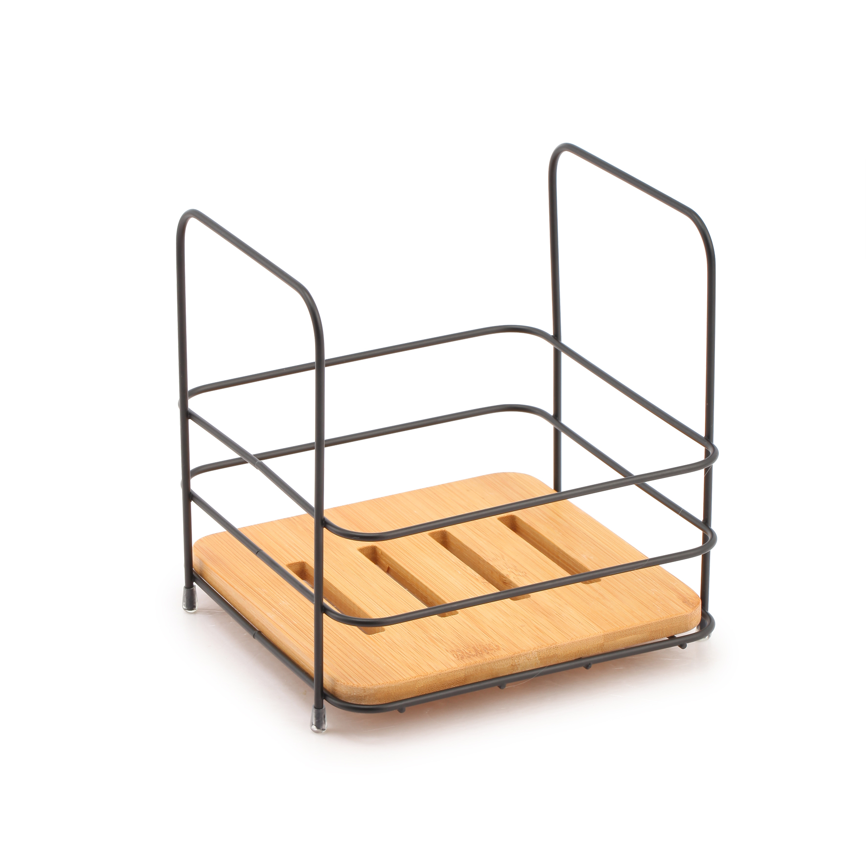 1-Tier Bath Rack With Bamboo