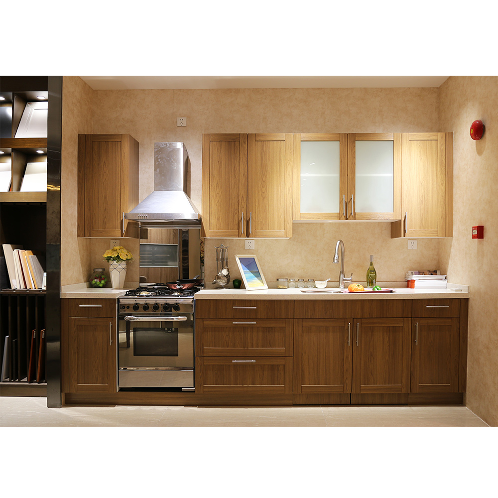 Customized Shaker Particle board Chipboard melamine Kitchen Cabinet