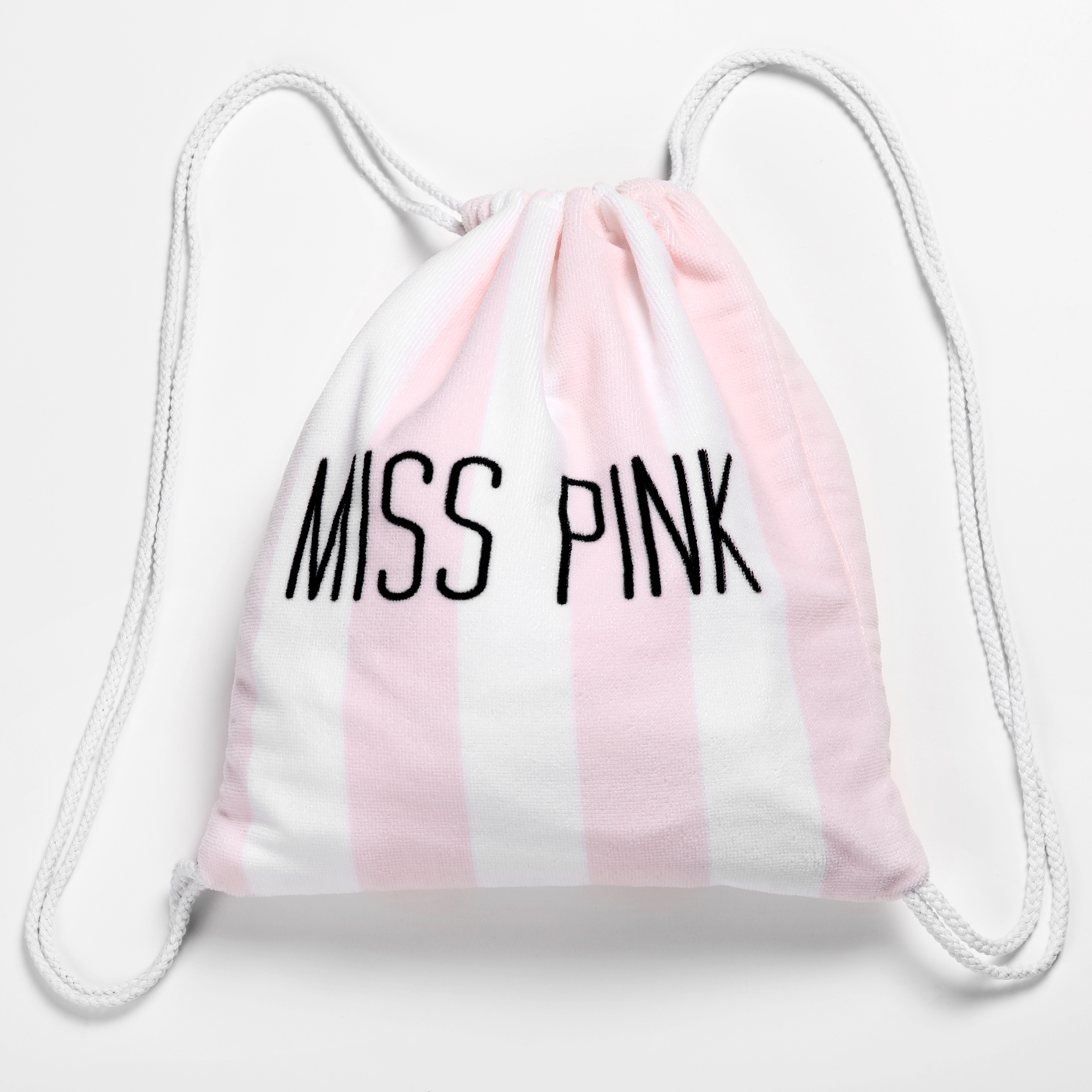 Drawstring beach bag