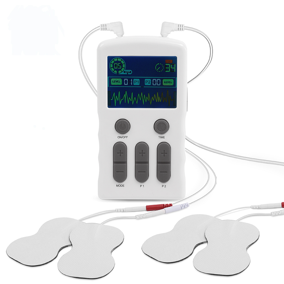 Acupuncture electric tens unit massager / EMS body massager with electrode paster