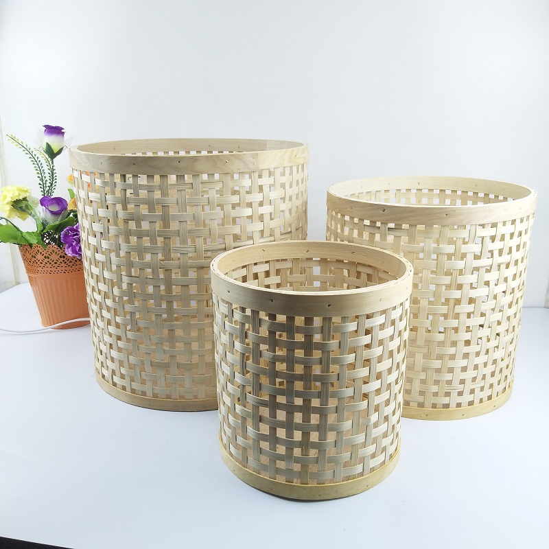 Factory handicraft bamboo basket planter flower basket Storage bamboo basket