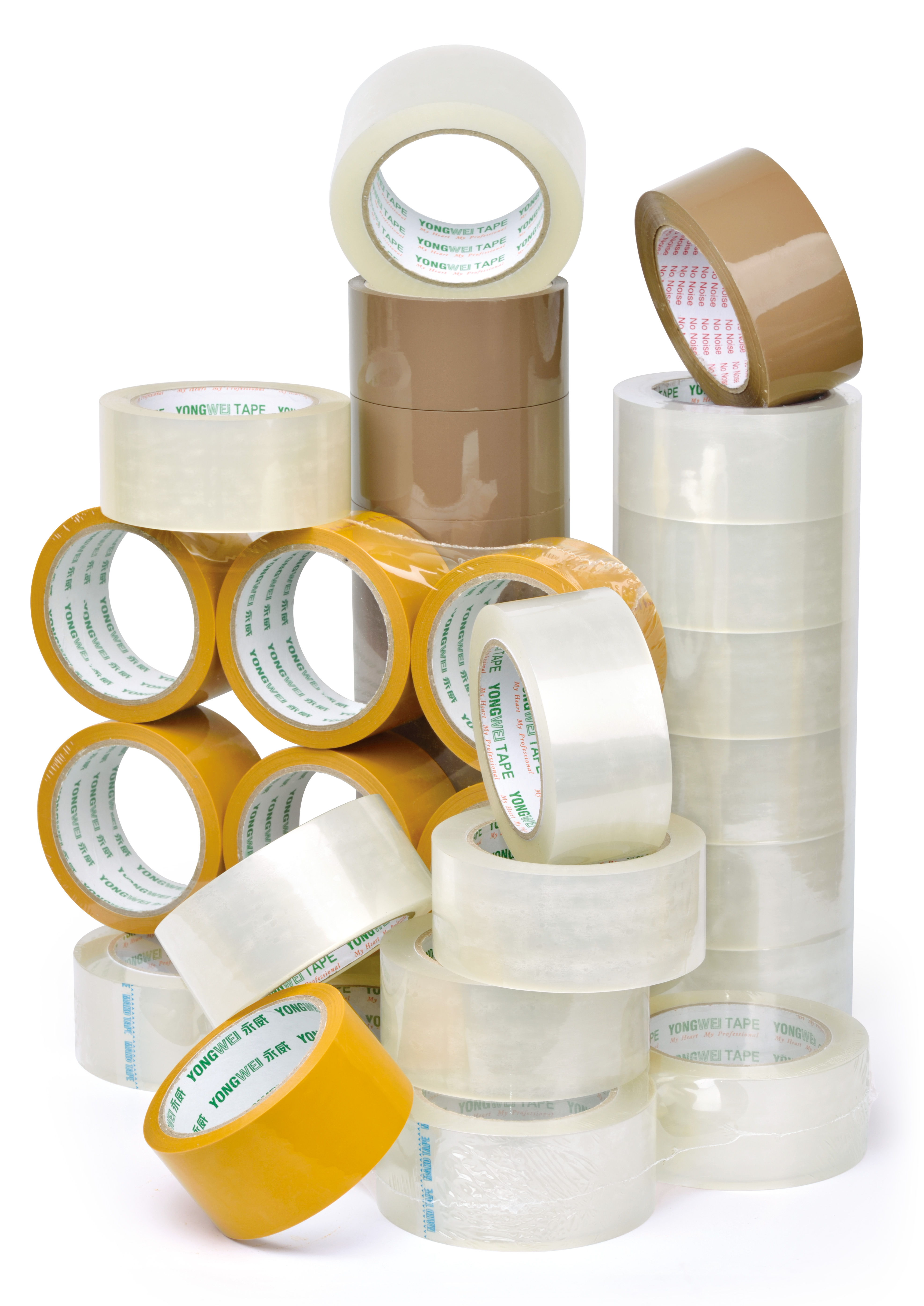 No-bubble tape-Clear/Yellowish/Green clear/Golden clear