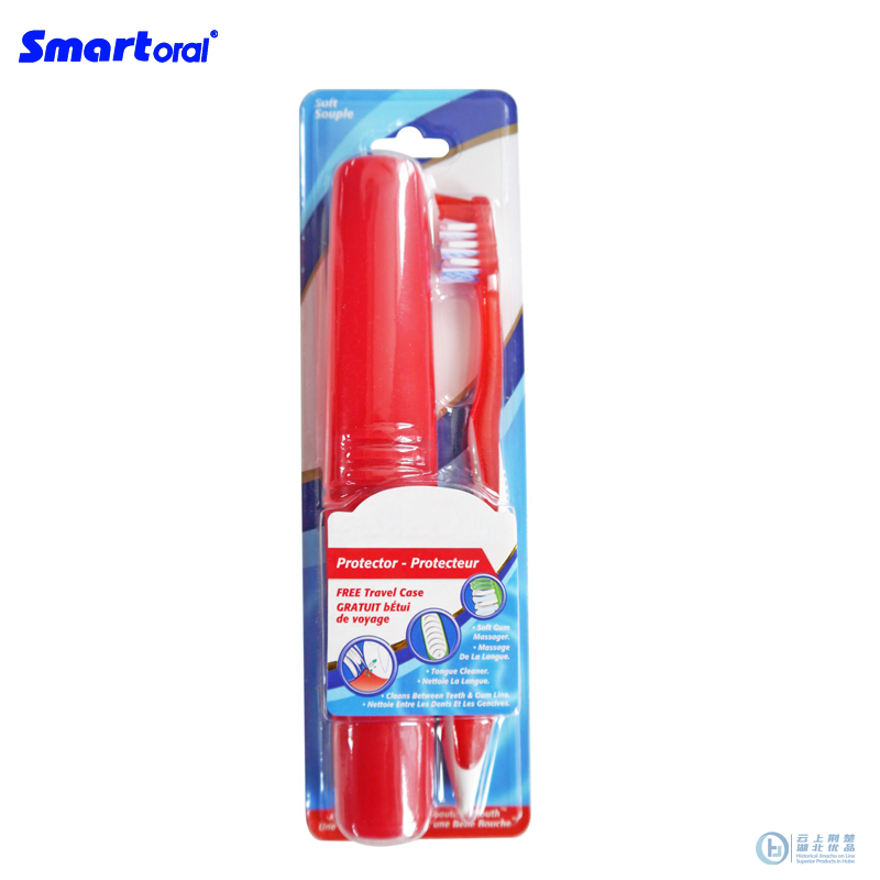 Travel case toothbrush