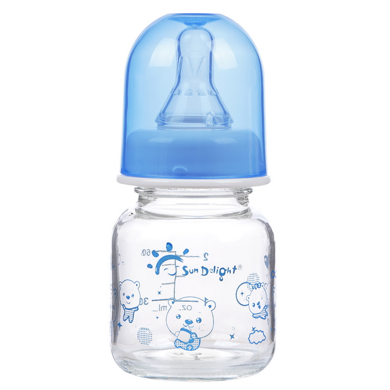 60ml glass feeding bottle