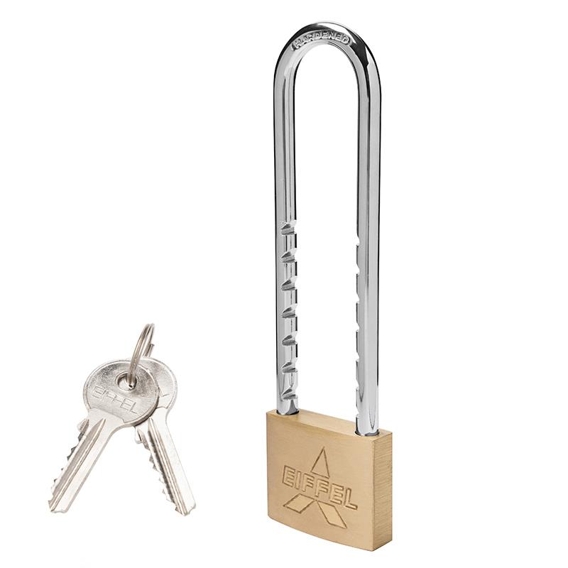 Heavy-duty Brass Padlock with detachable shackle