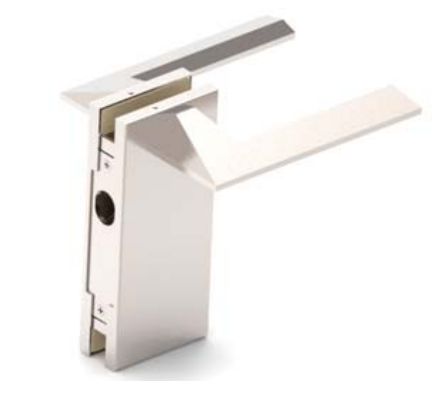 Glass Patch Lock Mortise Lock With US32D finish