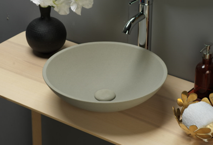 R4012LG Contemporary Design Wash Basin in Natural Sandstone