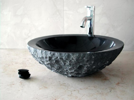 W4515BS Stone basin to put on a cabinet