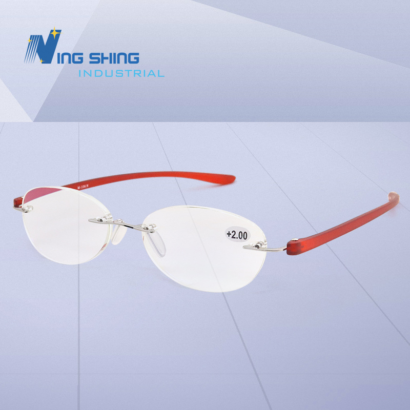 Blue block reading glasses