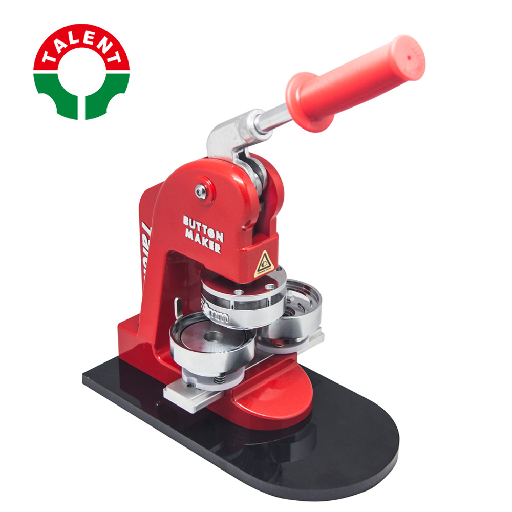 High quality factory price TALENT manual button badge making machine button maker button machine Model No. SDHP-1