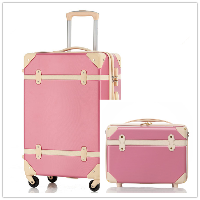 T8011 ABS zipper trolley case