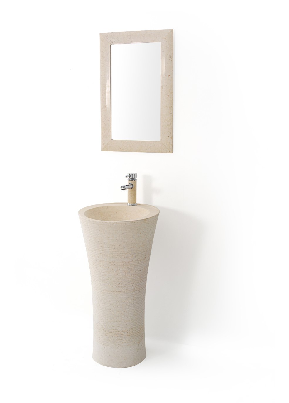 WPED-MIC4590GL Marble Pedestal Basin
