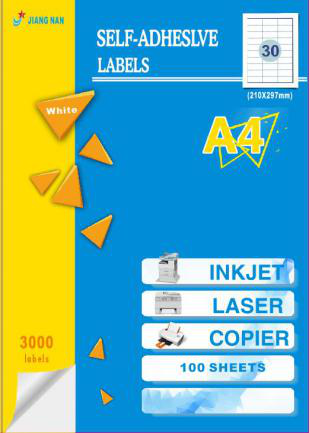 A4 Adress adhesive label