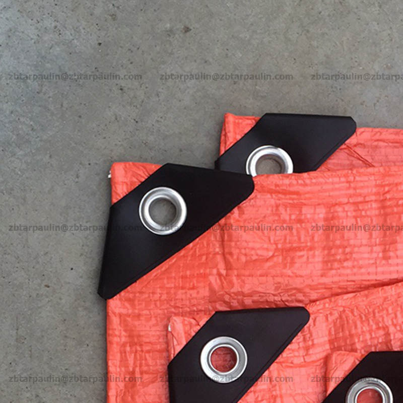 Orange tarpaulin, 80 GSM tarpaulin, PE tarpaulin