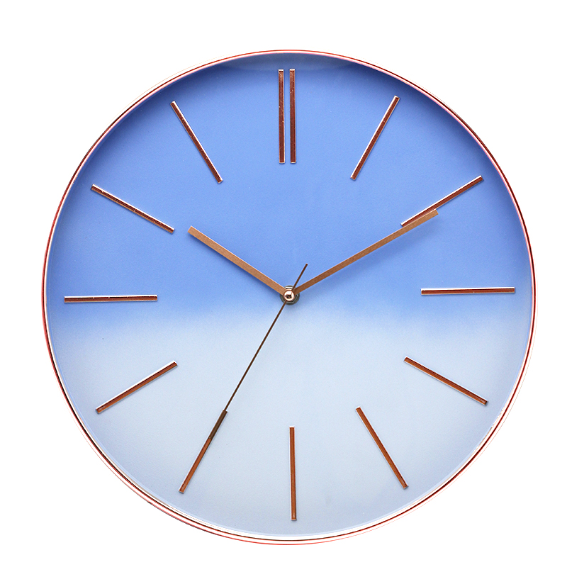14inch Big Wall Clocks with Color Gradient Clock Dial