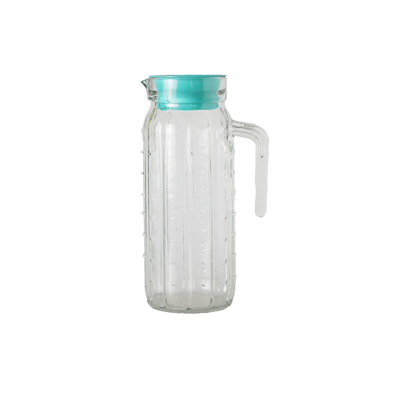 Glass juice bottle