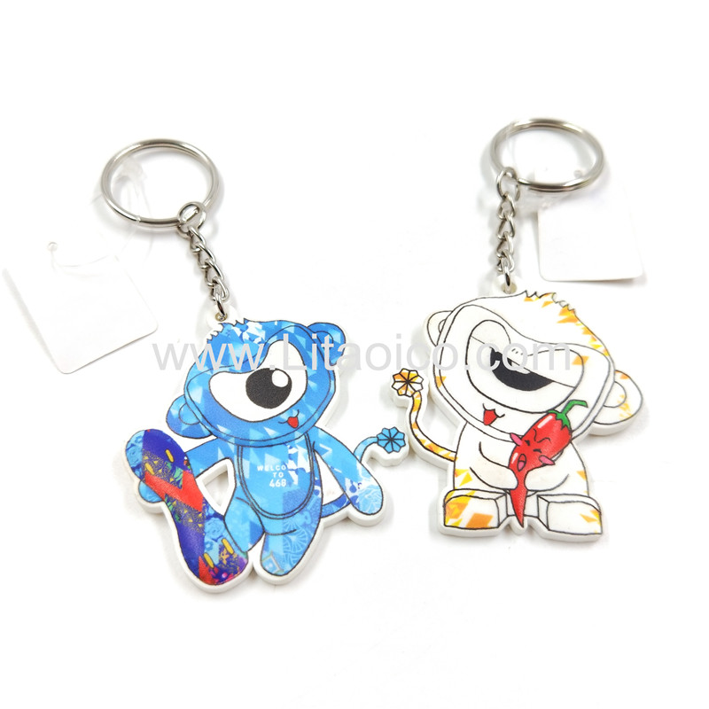 Saucer man PVC Keychain