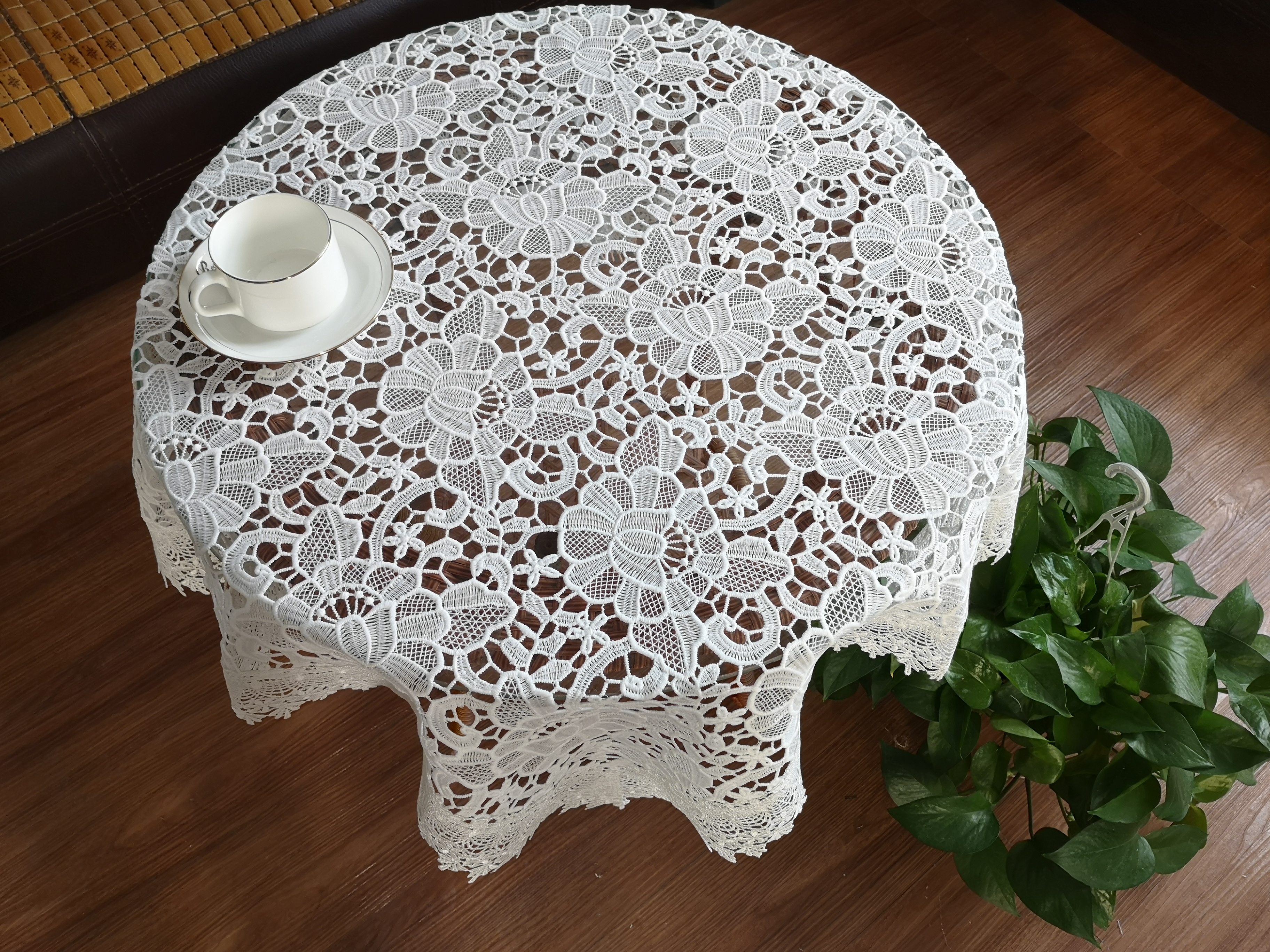 lace table cloth from factory/Hailande
