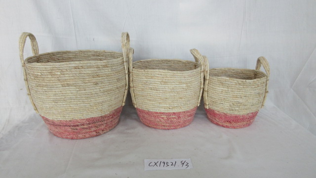 Maize rope Storage basket